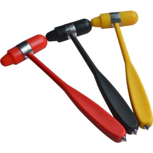 1Pc Medical Healthy Check Rubber Massage Hammer Neurological Percussion Reflex Hammer Nail Reflex Hammer Color Multi