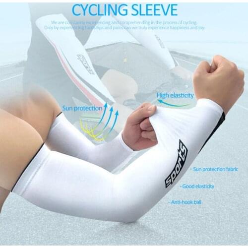 1Pc Cycling UV Sun Protection Cuff Cover Protective Arm Sleeve Bike Sport Arm Warmers Sleeves Cycling Equipment