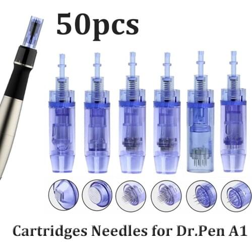 Bayonet Cartridge Replacement for Tattoo Electric Dr.pen A1 Micro Needle 9 Pin/12 Pin/36 Pin/3D/5D Nano Micro Nano Needle 50pcs
