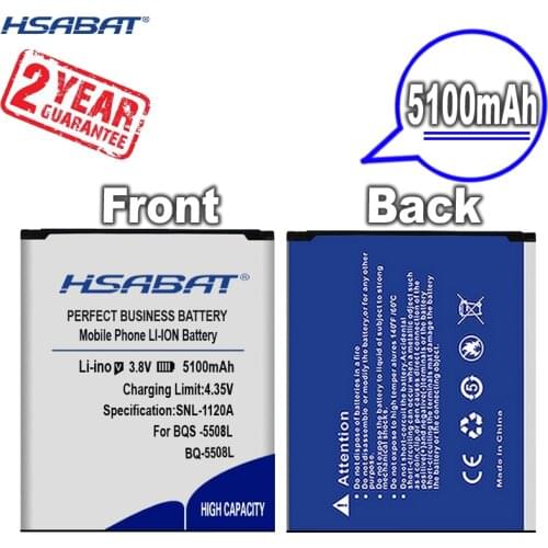 New Arrival [ HSABAT ] 5100mAh Battery for BQS BQ-5500L ADVANCE BQ-5522 BQ-5591 Jeans BQ-5508L NEXT LTE BQ-5520L Slik