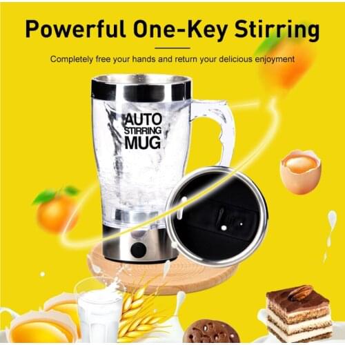Automatic mixing cup lazy coffee cup black technology electric rotating mixing cup milk tea dendrobium powder water cup