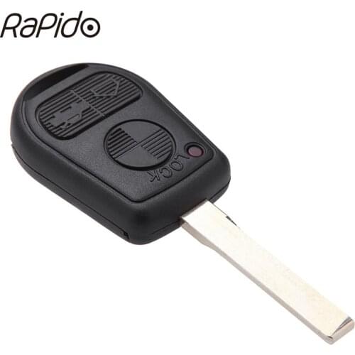 3 Buttons Remote Car Key Replacement Shell for BMW E46 E36 E39 E90 Z3 Z8 M3 M5 X5 Uncut Key Fob Case