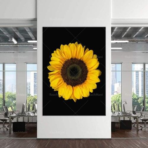 Flower wall art sunflower flower plant print decoration poster gift