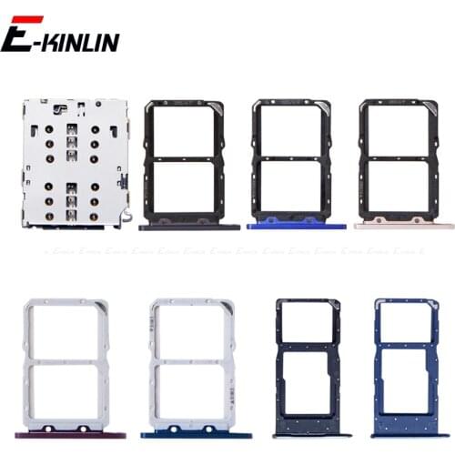 Sim Micro SD Card Socket Holder Slot Tray Reader For HuaWei Honor View 20 Pro Lite 20i Adapter Container Connector