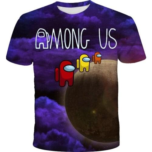 Mens American Anime Adventure Game T-Shirt 3D Printing Tee Between Us Loose Mens And Womens Tops Latest Harajuku T-Shirts