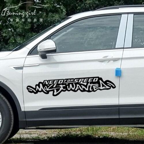 Racing Need For Speed Most Wanted Car Stickers Creative Decoration Decals For Doors Windshield Auto Tuning Styling D21