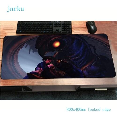 Bioshock mouse pad 800x400x2mm gaming mousepad anime office notbook desk mat xl padmouse games pc gamer mats