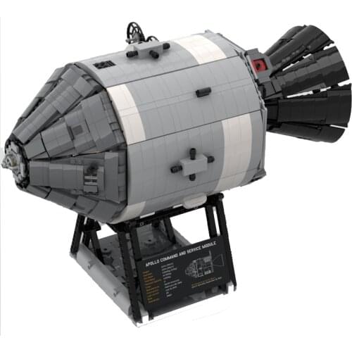 Apollo Command Service Module Space Model,Human Aviation Spacecraft MOC Building Blocks, Spacecraft Building Blocks