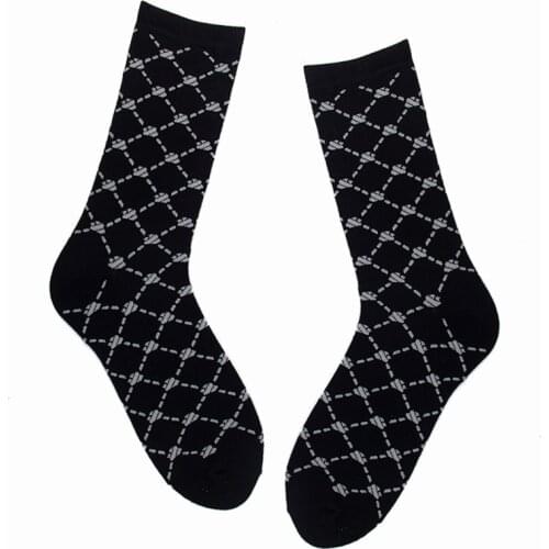 Custom Men Socks Jacquard Socks Embroidery Custom Knitted Sports Socks