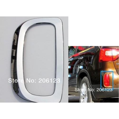 New 2013 for Kia Sorento 2013 2014 2015 Chrome Rear Fog Light Lamp Cover Trims 2 pcs