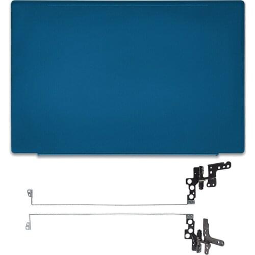 New LCD Back Cover + Hinges L51799-001 L23884-001 Blue For HP Pavilion 15-CS 15-CW