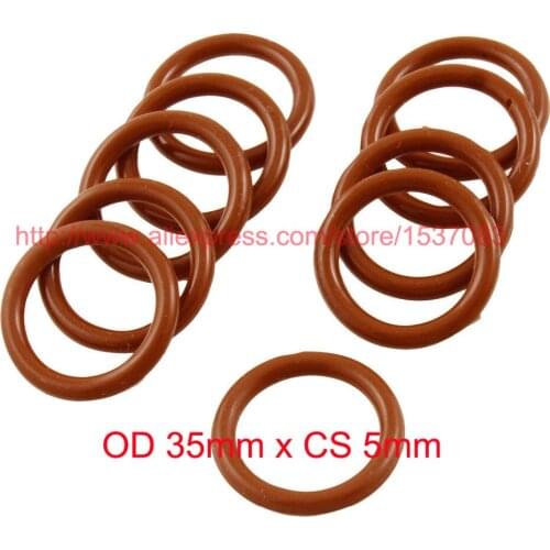 OD 35mm x CS 5mm silicon rubber sealing o ring gasket