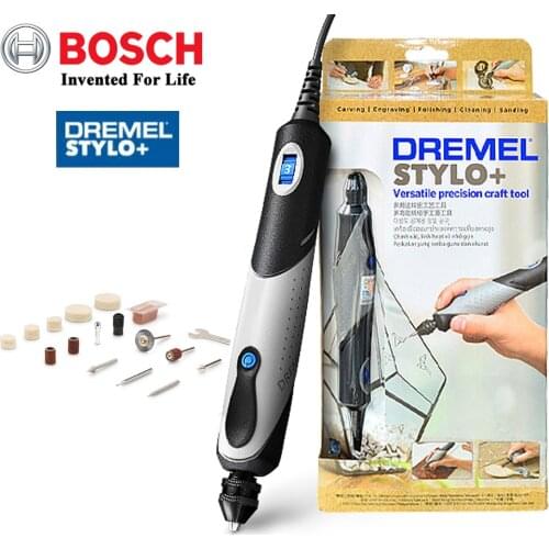 Bosch Dremel 2050 Stylo+ Mini Engraving Pen Electric Tool For Woodworking Home DIY Jewelry Metal Glassl Multifunction Hand Drill