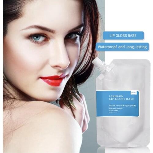 DIY Clear Lip Gloss Base Oil Non-Stick Moisturizing Lipstick Material Gel Lip Gloss Base Handmade Liquid Lipstick Makeup 200ml