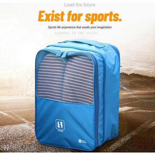 Golf Shoe Bag Large Capacity Portable Three-Compartment Shoe Bag For Travel And Outdoor Sports Easily Fit 3 Pairs Of Shoes