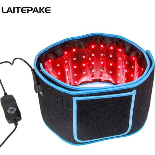 Led weight loss belt LED red light belt heating belt pulse belt 660NM treatment belt for Skin Pain Relief Switch on/off Red