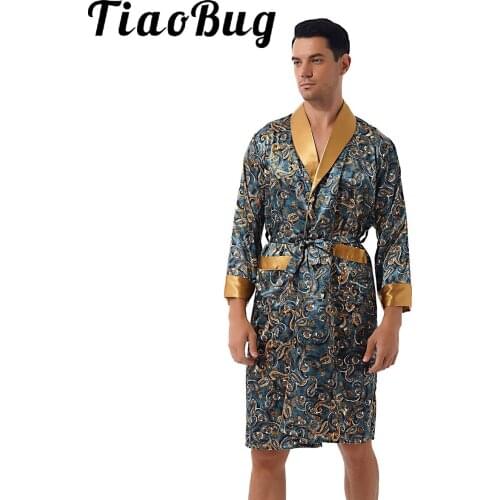 TiaoBug Men's Bathrobes