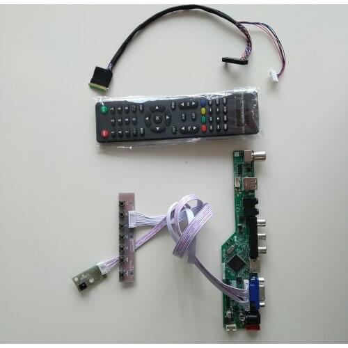VGA AUDIO AV LCD LED TV HDMI USB Controller driver Board kit display For 15.6" LP156WH2-TLBA 1366X768 panel monitor