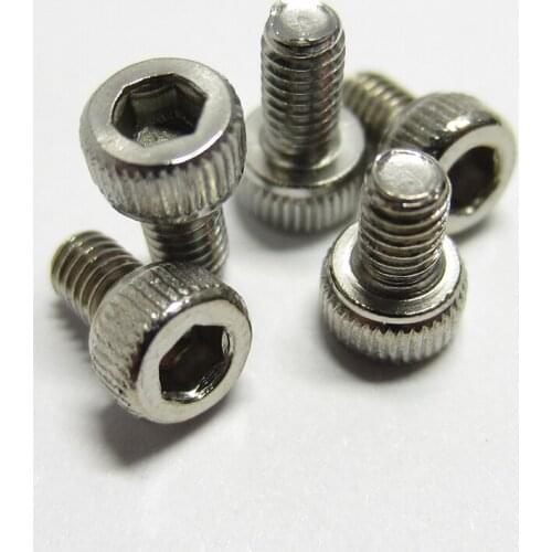 20/10PCS M2.5 M3/M4/M5/M6 DIN912 304 Stainless Steel Hexagon Socket Head Cap Screws Inner Hex Socket Bicycle Bolt Metric Thread