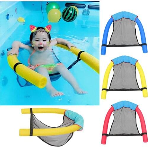 Water Hammock In Air Mattress Swimming Pool Beach Lounger Floating Sleeping Cushion Foldable Inflatable Air Mattress Bed Chair