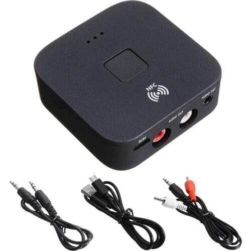 High Quality Receiver Audio Adapter Wireless bluetooth-compatible Receptor Support A2DP/AVRCP/HFP Protocol 6x6x2cm