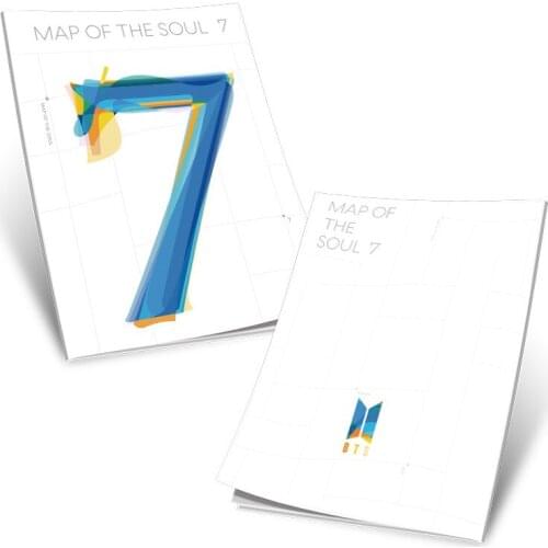 South Korean Groups K-POP Bangtan Boys New Album Map of The Soul 7 Mini Book Photo Book Poster Photocard JUNG KOOK JIMIN