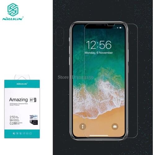 Tempered Glass for iPhone XS Max Screen Protector for iphone 11 Pro Max Nilkin Amazing H&H+Pro Clear Glass Film for iPhone XR XS