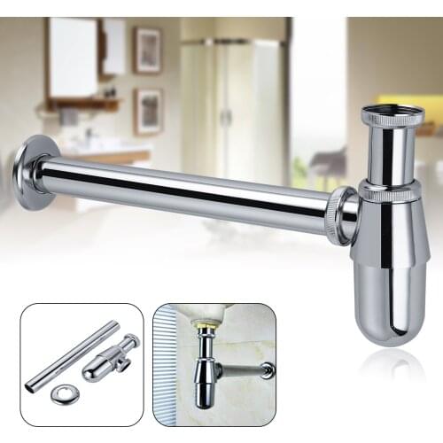 1Pcs Brass Deodorant Type Bottle Siphon Sink Basin Water Drain Basin Pipe Waste With Pop Up Drain Pop Up Siphon