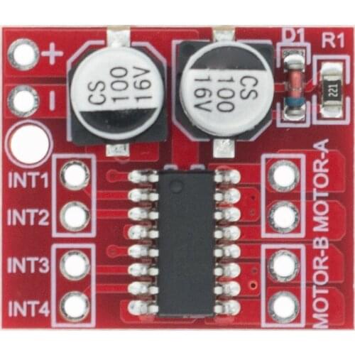 1pcs 2 DC motor drive module reversing PWM speed dual H bridge stepper motor Mini victory L298N H24