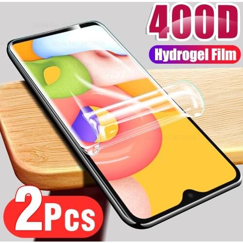 2PCS Film For Samsung Galaxy A01 Phone Hydrogel Film Screen Protectors For Samsung A01 A 01 5.7" SM-A015F/DS films not glass