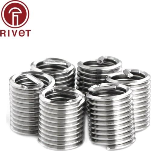 304 DIN8140 A2-70 DIN6799 Stainless Steel Wire Thread Insert Screw Bushing Thread Repair High Quality