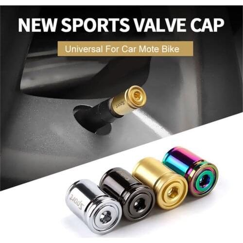 4pcs Alloy Sport Car Wheel Tire Valve Stem Air Caps Anti Theft Tyre Valve Dust Caps Motorcycle Bike Truck for Audi Bmw Toyota VW