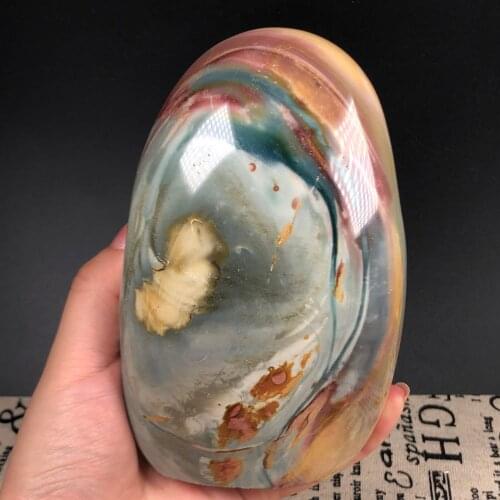 Large Natural Ocean Jasper Torch Mineral Specimen Agate Stone Big Size Home Desk Decorations Reiki Fengshui Collection