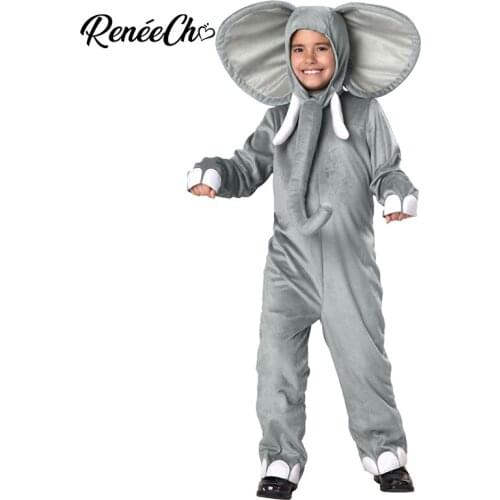 Reneecho Halloween Costume For Kids Elephant Costumes Boys Animal Cosplay