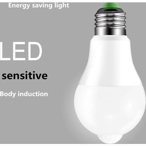E27 5W 7W 9W 12W 18W PIR Motion Sensor light 220V Motion Detector LED Bulb lamp Stair Hallway Pathway Corridor Night lighting
