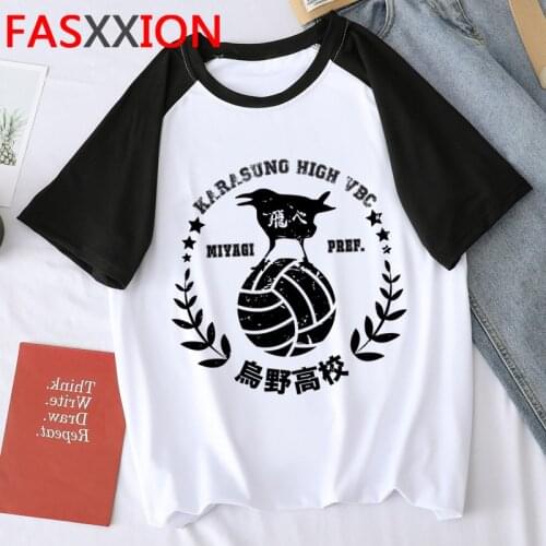Haikyuu tshirt t shirt male casual couple clothes harajuku kawaii couple t shirt kawaii vintage