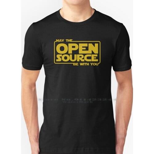 May Open Source T Shirt 100% Pure Cotton Open Source Programmer Developer Software Engineer Code Devops Computer Scrum Python