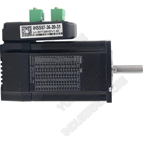 2Nm 286Oz.in JMC Integrated NEMA23 57mm 57 36V DC 1500rpm DSP Hybrid closed loop Motor Driver Encoder All- in- one easy Servo