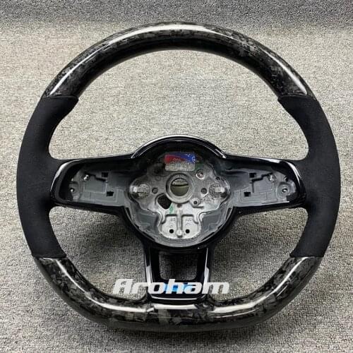 Customized Forging Carbon Fiber Race Steering Wheel For Volkswagen VW Golf7 Golf 7 GTI R MK7 Scirocco 2015 2016 2017 2018