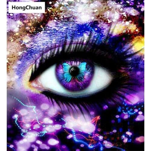 Beautiful eyes full square round 5d diy diamond painting diamond mosaic crafts diamond embroidery rhinestone decoration gift