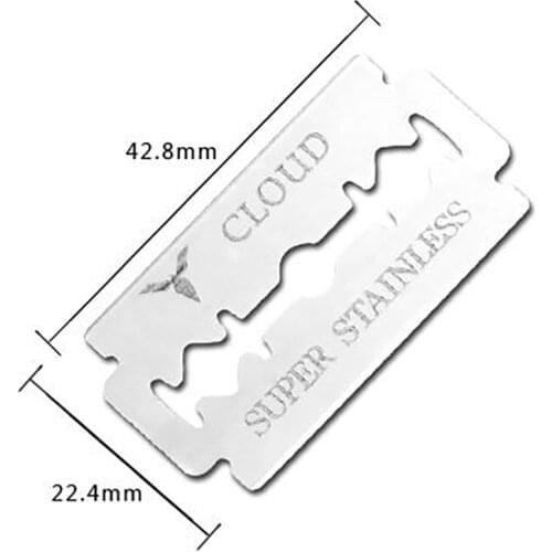 10pcs Stainless Steel Double Edge Blade Safety Razor blades Beard Hair Cutting Shaving Sharper Thinning Knife cartridge tools