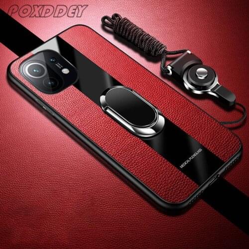 Business Lanyard Magnetic Phone Case For iPhone 12 11 Pro Max 12 Mini X XR XS Max 7 8 6 6s Plus SE 2020 Protective Cover Coque