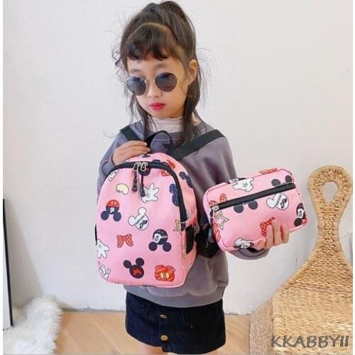 Lovely Children Backpack Mickey Kids Students School Bags Cartoon fashion Boys Girls Colorful Children Backpack
