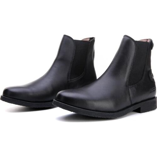 Motorcycle Boots Genuine Cow Leather Waterproof Moto Boots Motorbike Riding Shoes Motocross Off-Road Chaussure Moto Homme