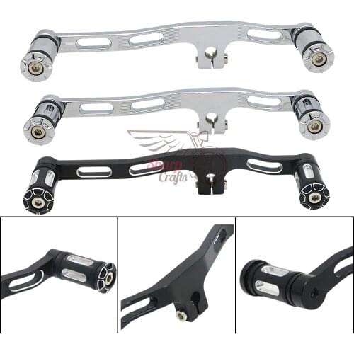 Motorcycle Heel Toe Shifter Levers Middle Center Control Shift Pegs For Harley Dyna 91-17 Street FXD Fat Bob Wide Super Glide