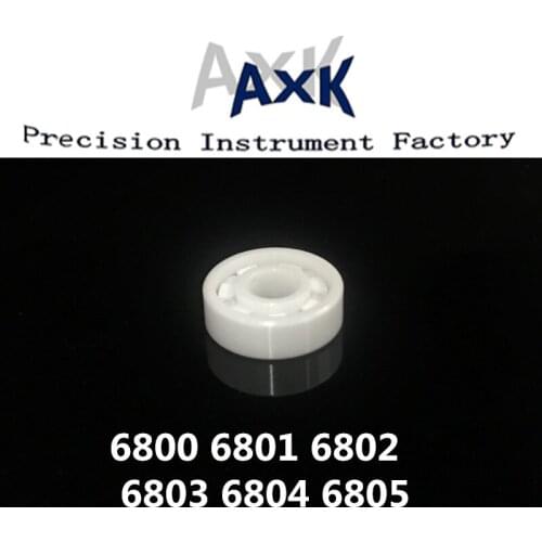 2019 New Arrival Hot 6800 6801 6802 6803 6804 6805 Full Zro2 Ceramic Ball Bearing Zirconia Good Quality
