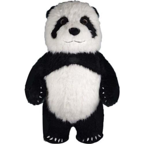 Panda Inflatable Mascot for Advertising Customize for Adult Mascotte Costumes Adulte Disfraz Mascota 2.6M Tall Mascotte Kostuum