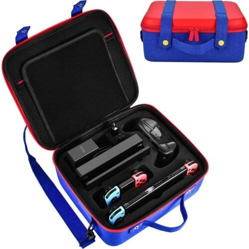 Portable Hard Shell Protective Storage Carrying Bag Case Big Capacity Case Cover Zipper Game Shell for Nintend Switch Console