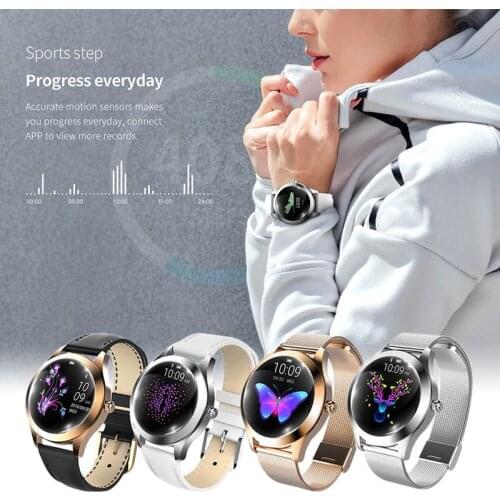 KW10 Smart Bracelet Steel Belt Bracelet Watch Multi - Sports Mode Smart Watch Womens Smartwatch