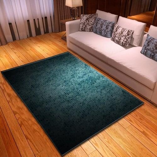 Bohemian style three-dimensional geometry art door mats non-slip mats carpet floor mats bedroom living room home decoration